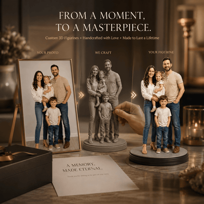 Turn Your Favorite Photo Into A Lifelike 3D Figurine